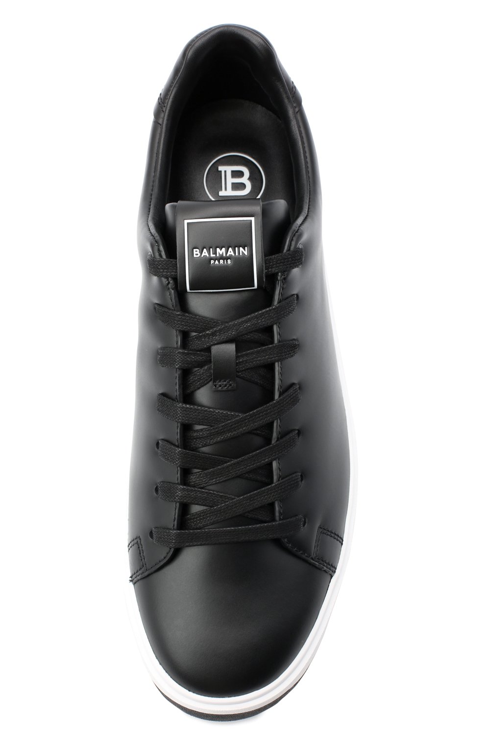 Кожаные кеды b-court BALMAIN, арт. UM1C226/LASC, фото 5