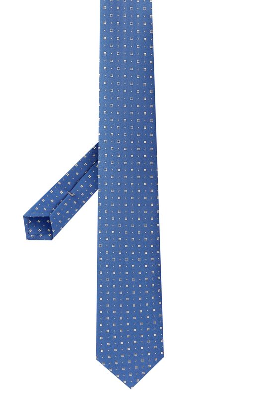 Шелковый галстук Canali 18/HS04582 Синий  18/HS04582 Фото 3