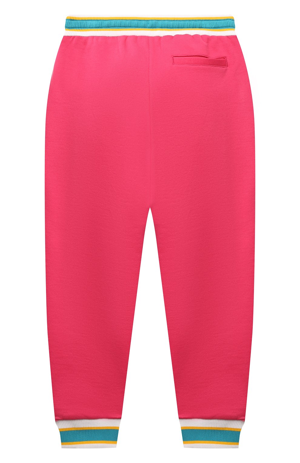 Хлопковые джоггеры DOLCE & GABBANA фуксия цвета по цене 42900 руб., арт. L5JP8R/G7CGJ/8-14, фото 2 Хлопковые джоггеры DOLCE & GABBANA, арт. L5JP8R/G7CGJ/8-14, фото 2