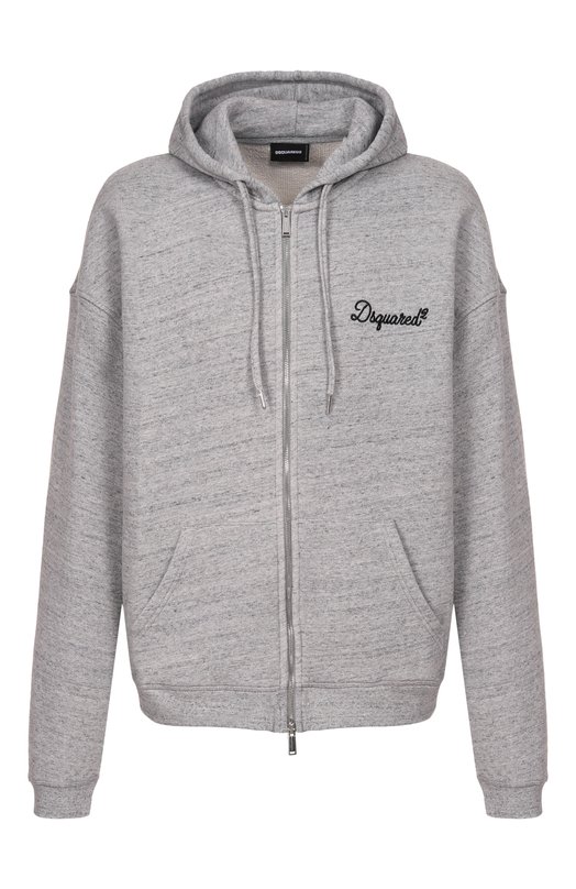 Хлопковая толстовка Dsquared2 S74HG0184/D25026 Серый S74HG0184/D25026