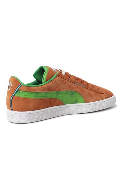 Замшевые кеды puma x minecraft suede PUMA, арт. 38629001, фото 5