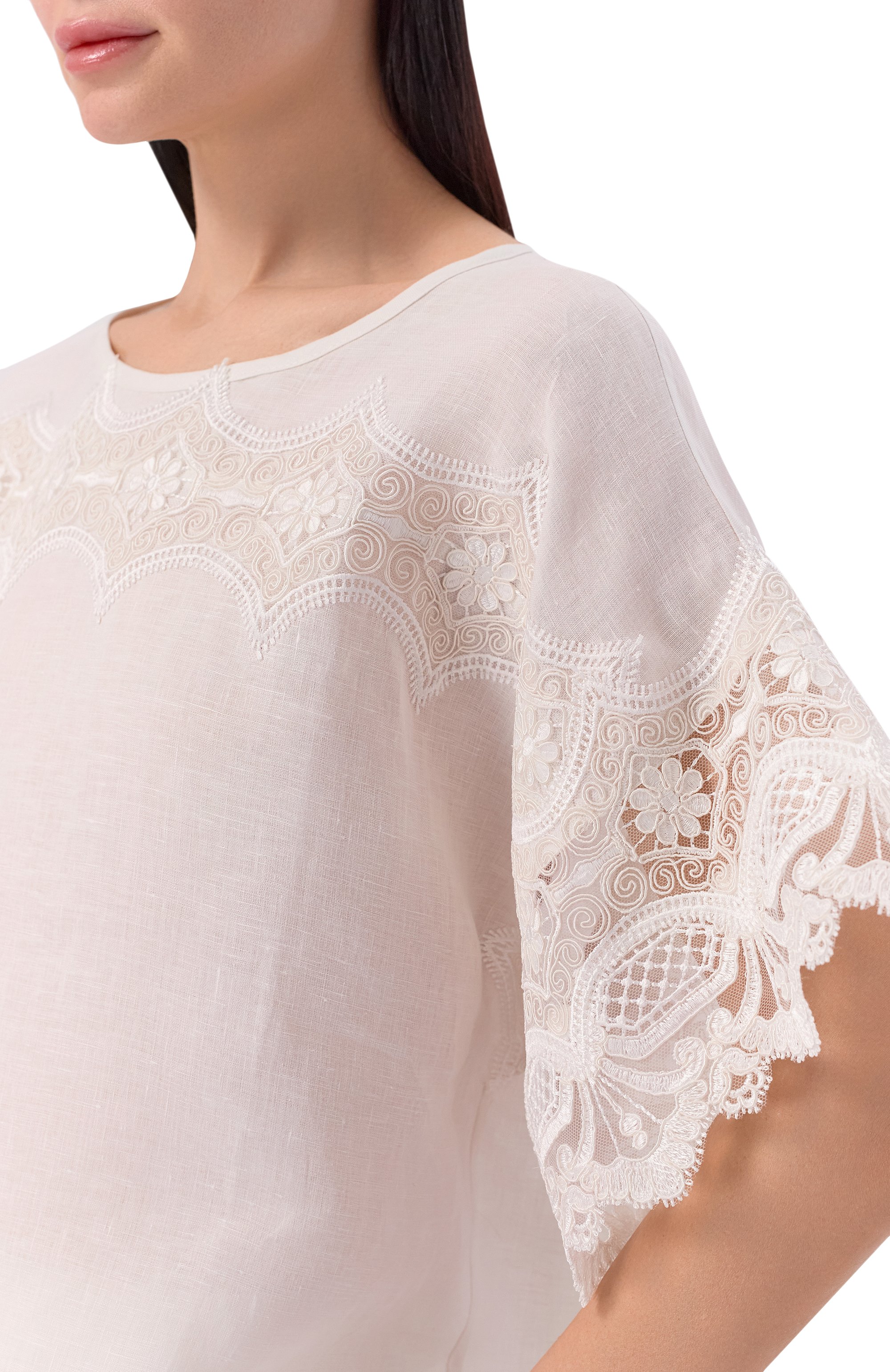 Топ изо льна и вискозы MAURIZIO, арт. W08460881, фото 5