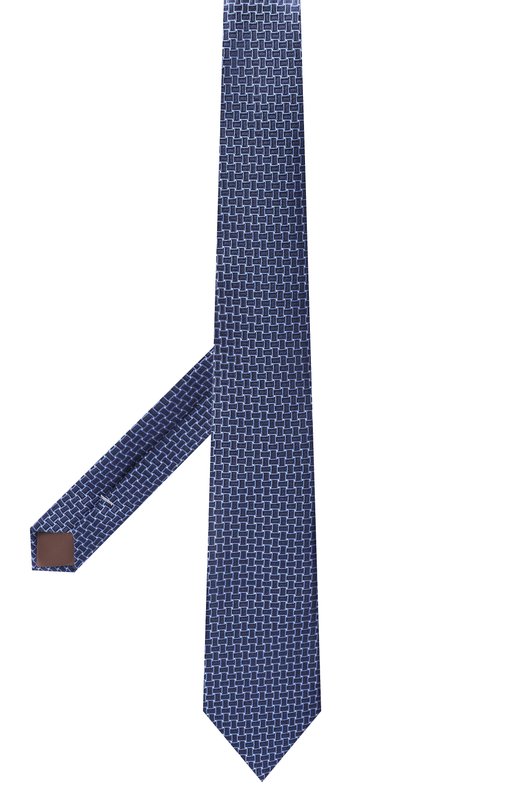 Шелковый галстук Canali 18/HJ04541 Синий  18/HJ04541 Фото 3