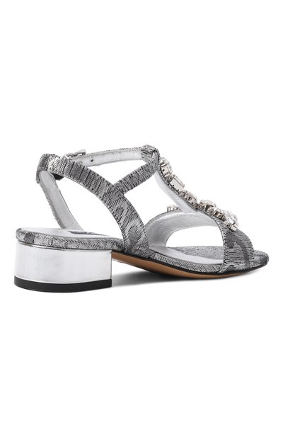 Текстильные босоножки DOLCE & GABBANA, арт. D11370/AS203, фото 3