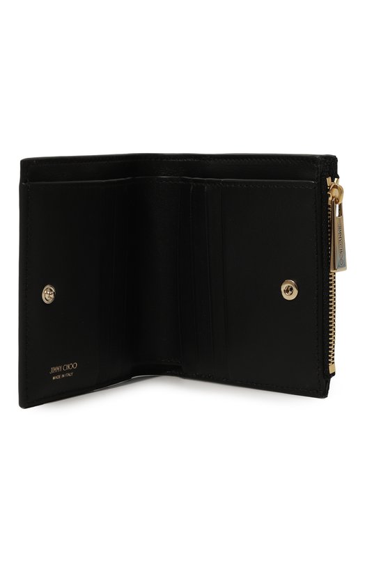 Кожаное портмоне Jimmy Choo HANNI/A0R Чёрный  HANNI/A0R Фото 3