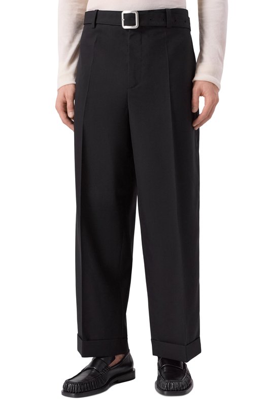 Шерстяные брюки Jil Sander J22KA0230-J40249 Чёрный  J22KA0230-J40249 Фото 3