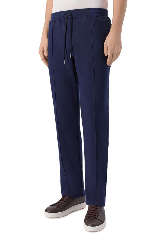 Хлопковые брюки Capobianco 20M707.MG00._001 Синий  20M707.MG00._001 Фото 3