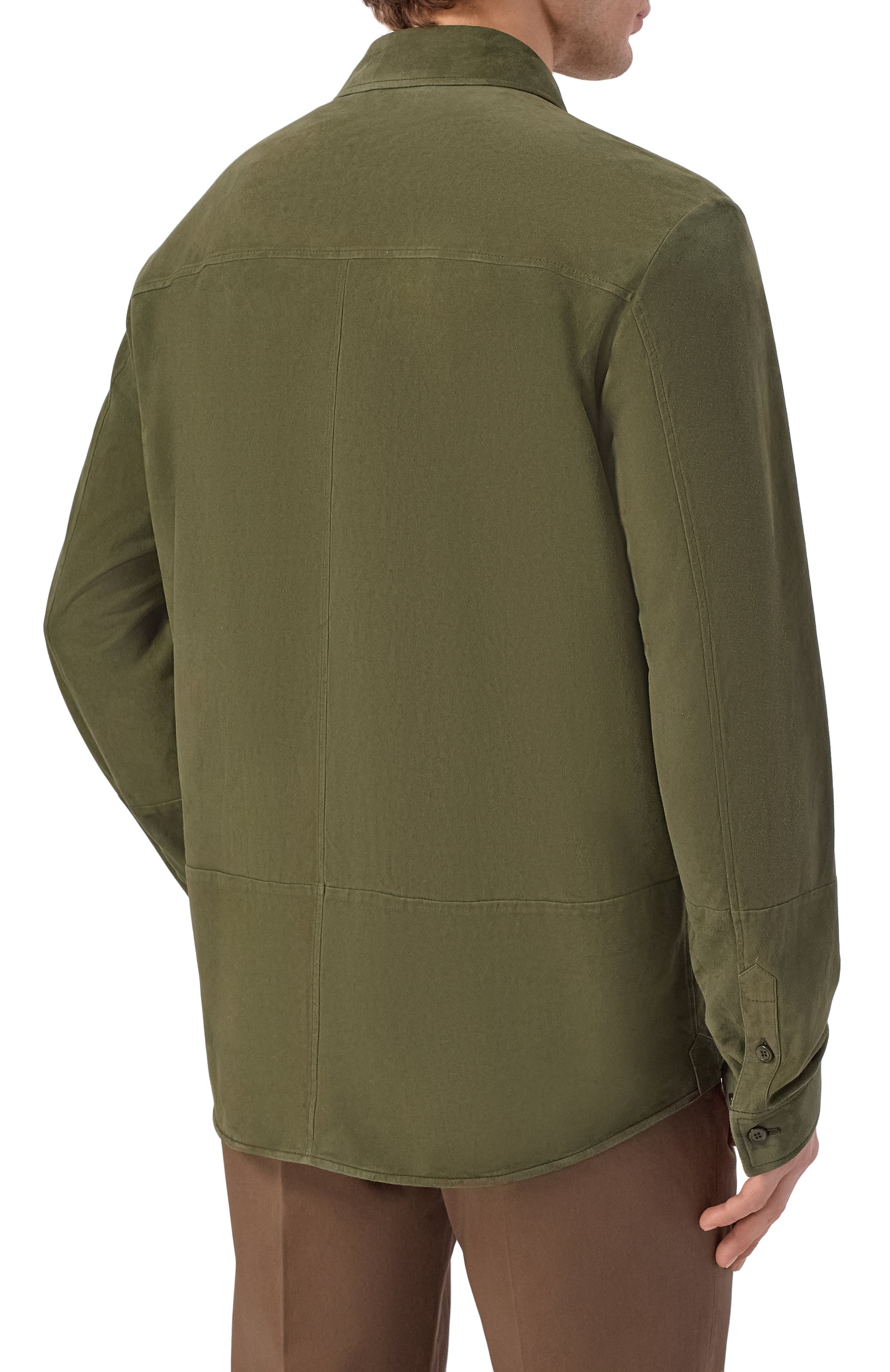 Замшевая рубашка STEFANO RICCI, арт. M7J6100352/SUEJS3_001, фото 4