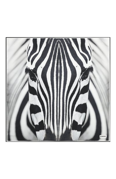 Шелковый платок BURBERRY серого цвета по цене 21450 руб., арт. 8029004, фото 3 Шелковый платок BURBERRY, арт. 8029004, фото 3