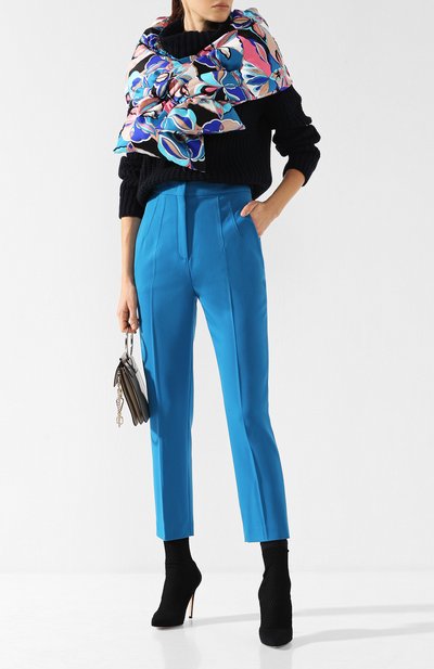 Шерстяные брюки со стрелками EMILIO PUCCI, арт. 8URT22/8U605, фото 2