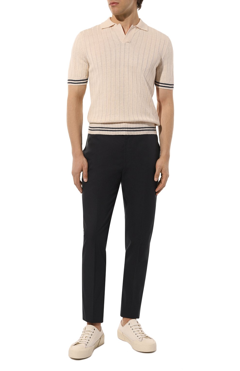 Поло изо льна и хлопка GRAN SASSO, арт. 23140/18624, фото 2