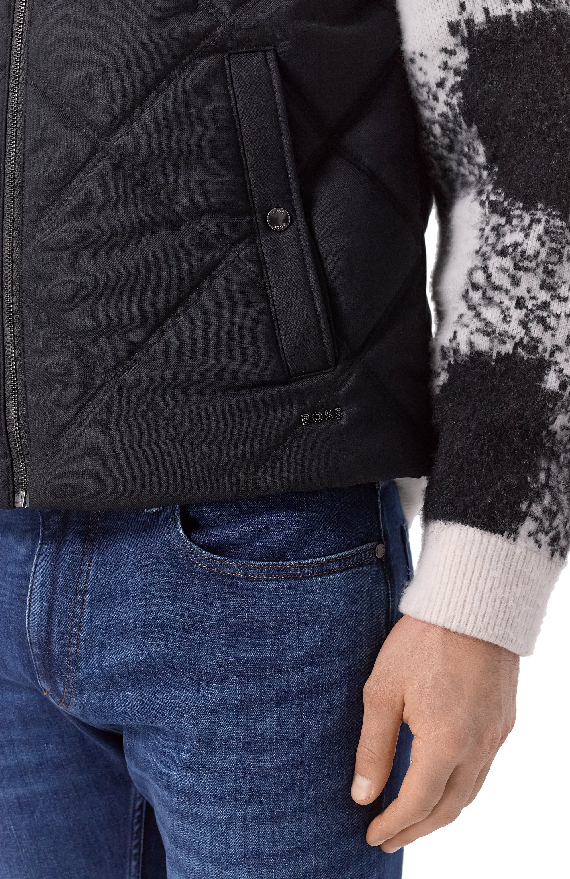 Утепленный жилет BOSS, арт. 50532413, фото 5