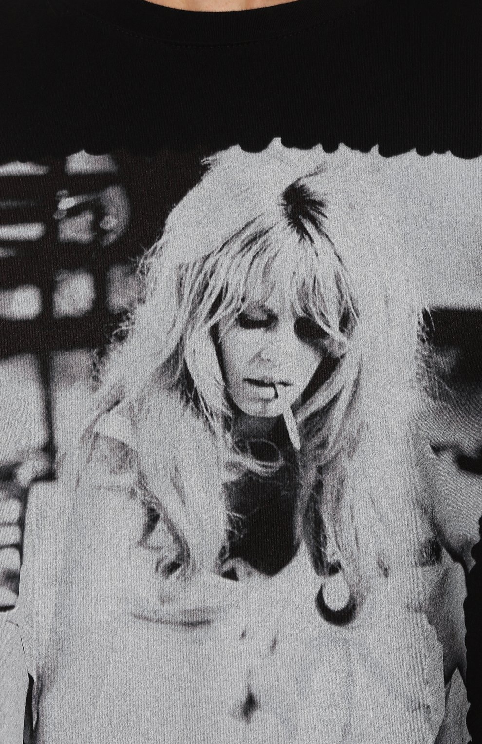 Хлопковая футболка BISIBIGLIO черного цвета по цене 11000 руб., арт. BRIG CARTE/2212 RIF (C0TT0NE PESANTE), фото 5 Хлопковая футболка BISIBIGLIO, арт. BRIG CARTE/2212 RIF (C0TT0NE PESANTE), фото 5