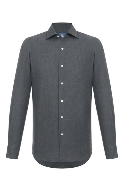 Мужская рубашка из хлопка и кашемира FINAMORE 1925, арт. NAP0LI/C0286