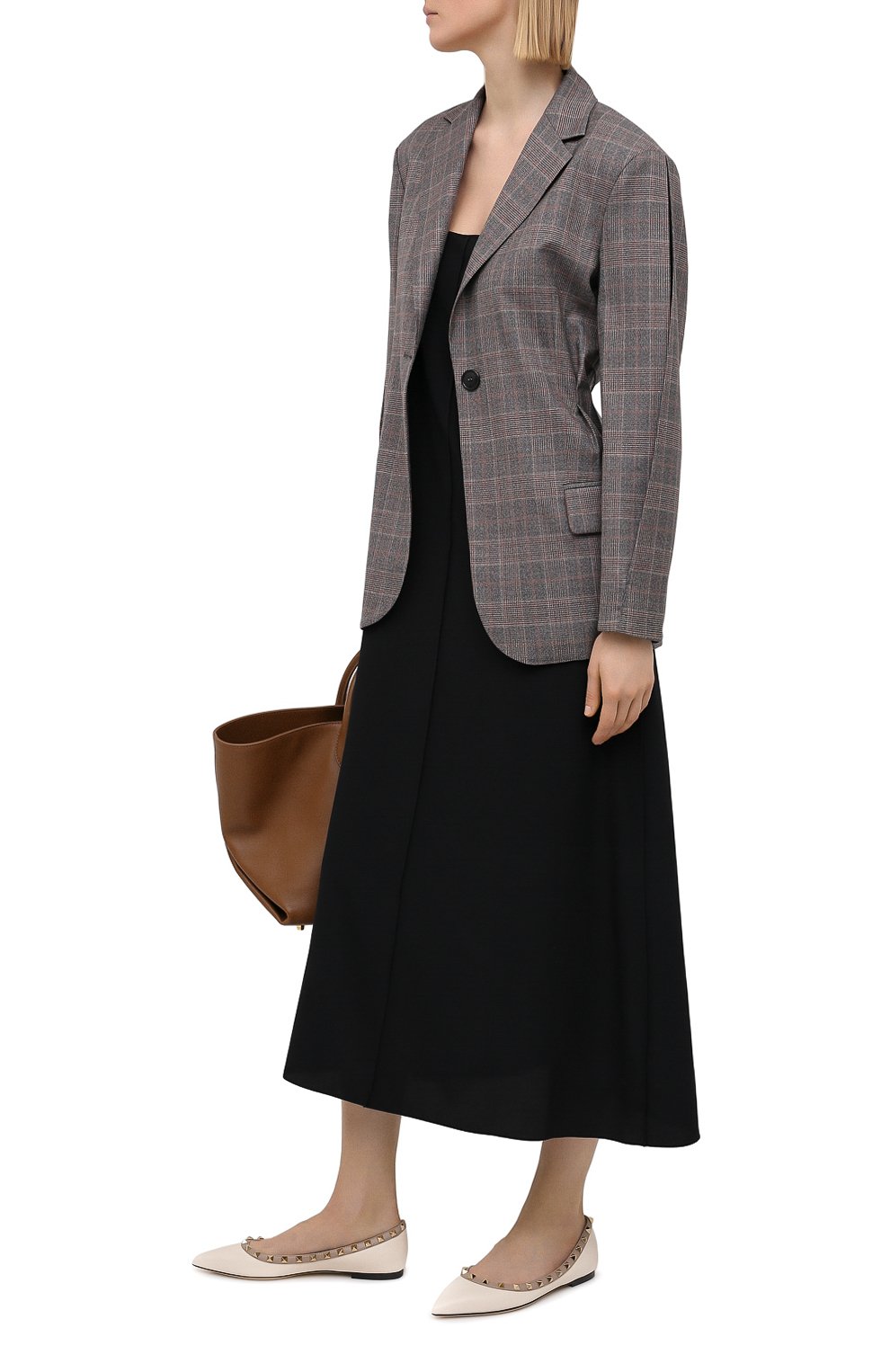 Кожаные балетки rockstud VALENTINO, арт. VW2S0403/V0D, фото 2