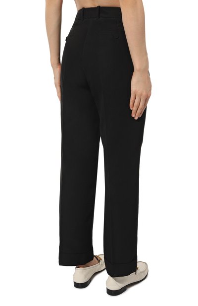 Брюки из хлопка и вискозы GUCCI, арт. 631424 ZADUU, фото 4
