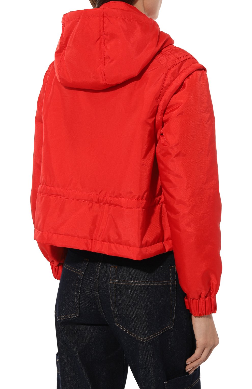 Утепленная куртка PATRIZIA PEPE красного цвета по цене 60800 руб., арт. 8O0087_A305, фото 4 Утепленная куртка PATRIZIA PEPE, арт. 8O0087_A305, фото 4