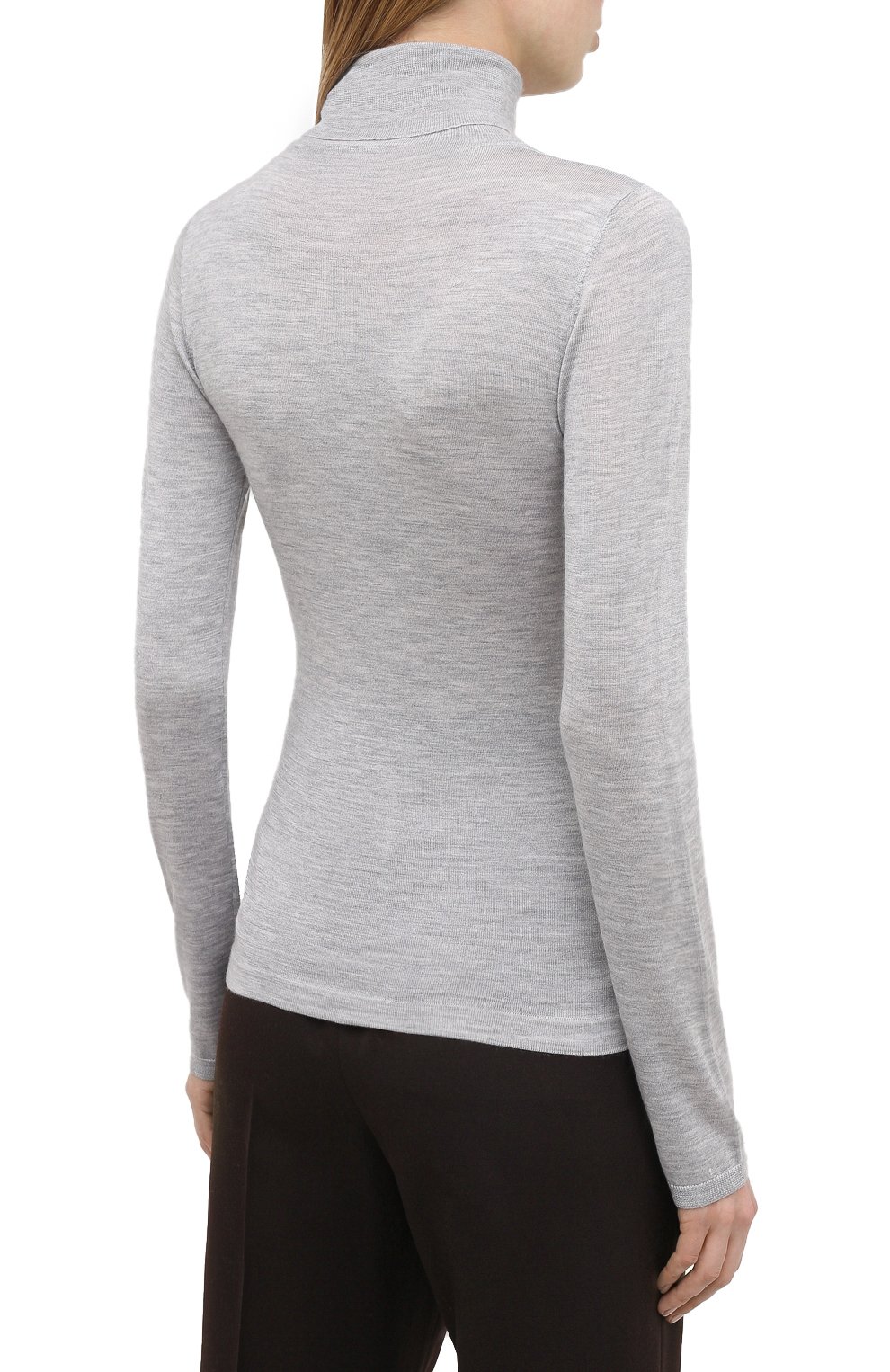 Водолазка из кашемира и шелка BRUNELLO CUCINELLI, арт. M13800063, фото 4