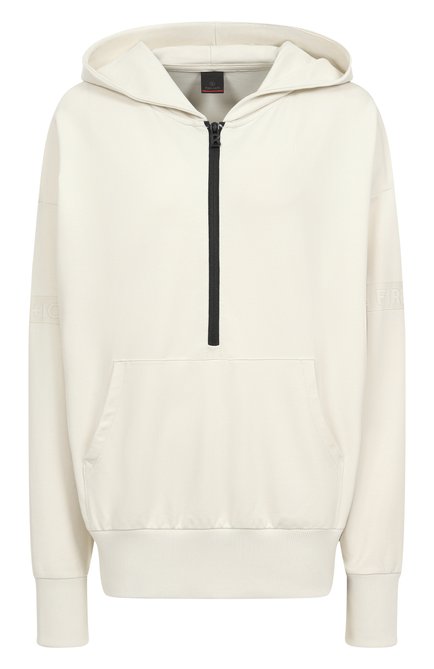 Женский хлопковое худи BOGNER FIRE+ICE зеленого цвета, арт. 84873697 | Фото 1 (Длина (для топов): Стандартные; Драгоценные камни: Проставлено; Материал внешний: Хлопок; Рукава: Длинные; Материал сплава: Проставлено)