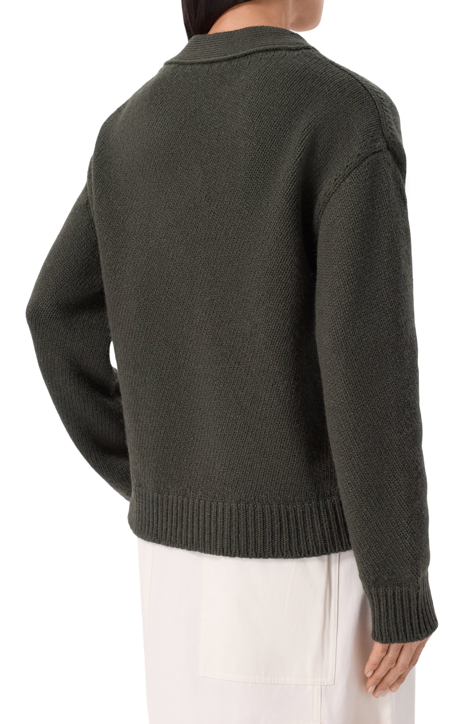 Кардиган из шерсти и кашемира JIL SANDER, арт. J02HP0065/J14860, фото 4