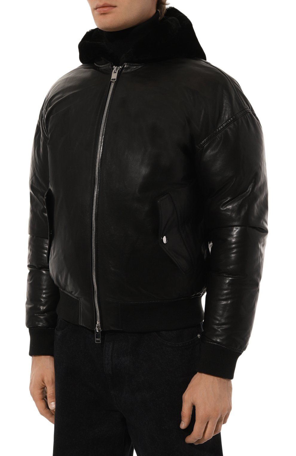 Кожаный бомбер JACOB LEE, арт. MLJ069AW24GB, фото 3