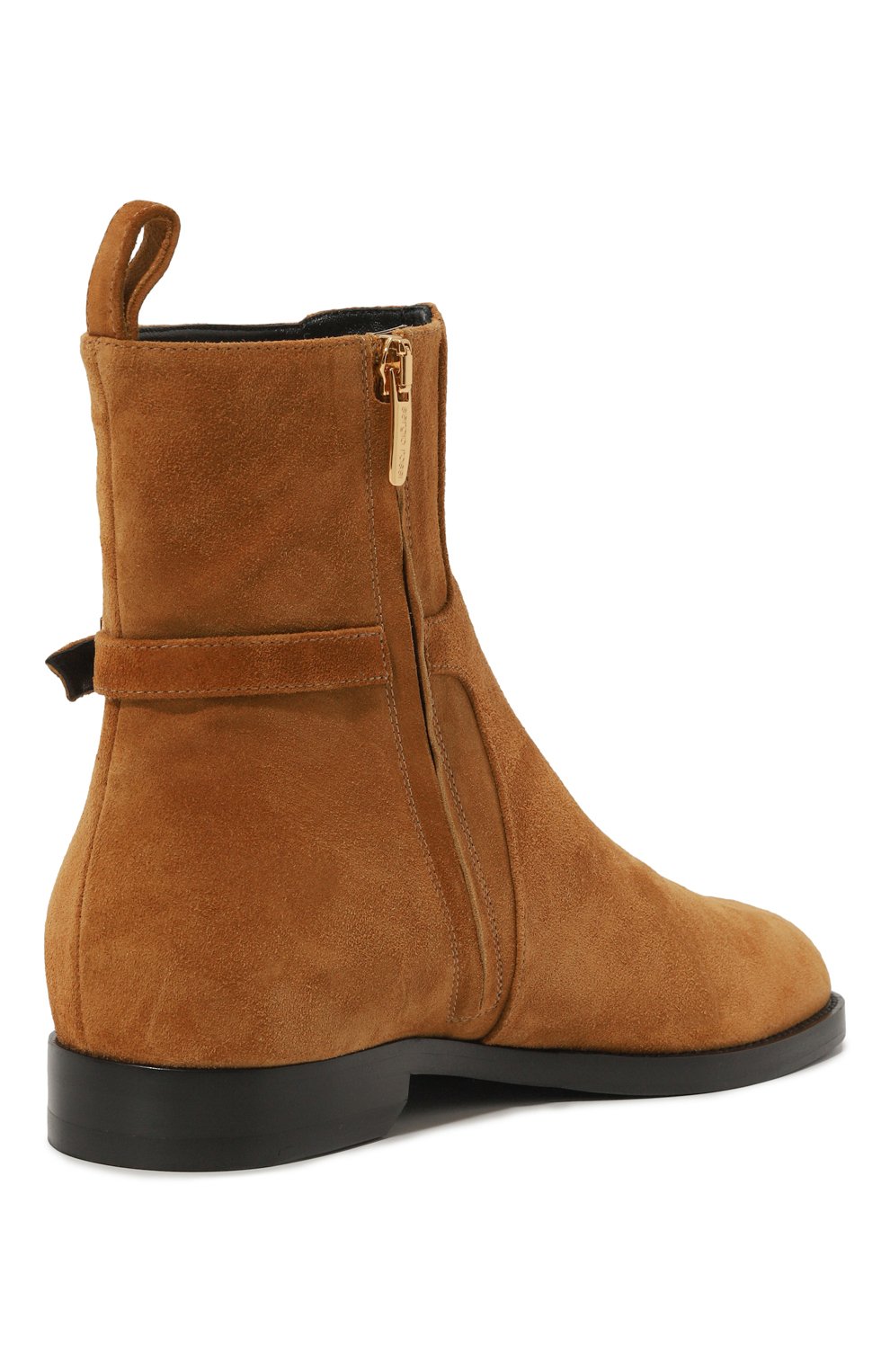 Замшевые ботинки sr nora SERGIO ROSSI светло-коричневого цвета по цене 123500 руб., арт. B09400/MCRM13, фото 5 Замшевые ботинки sr nora SERGIO ROSSI, арт. B09400/MCRM13, фото 5