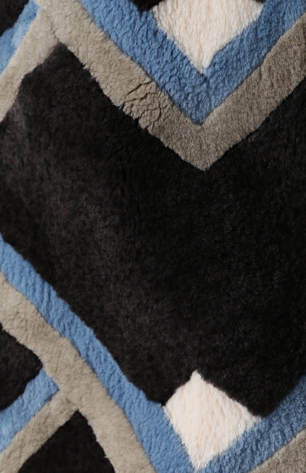 Удлиненный жилет из меха бобра и овчины DE CARLIS, арт. TRI0/BEAVER&SHEARLING, фото 5