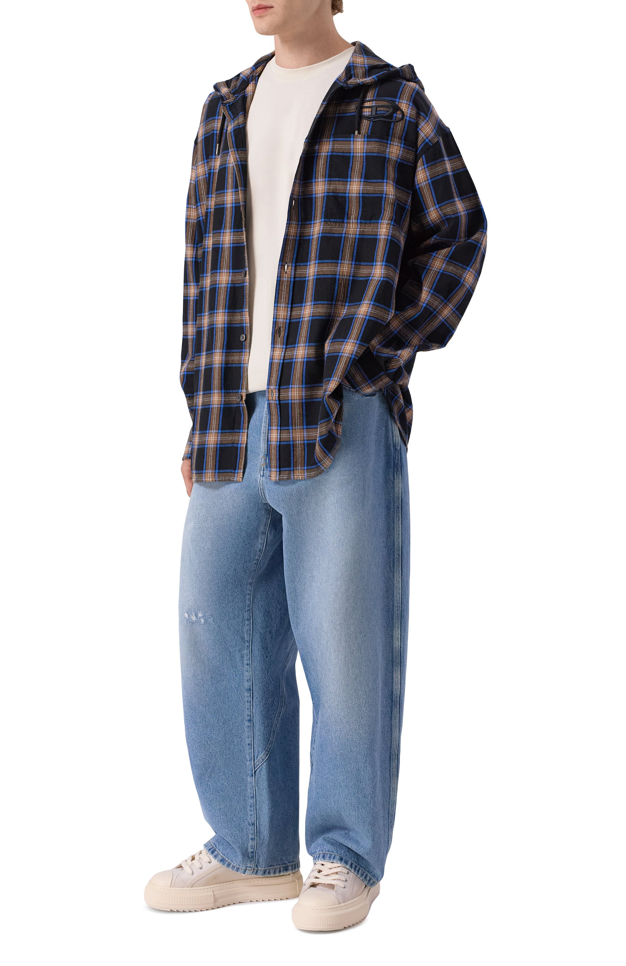 Хлопковая рубашка DIESEL, арт. A19446/0AJFI, фото 2