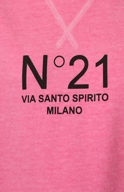 Хлопковый свитшот N21, арт. 22I N2M0/E031/6326, фото 5