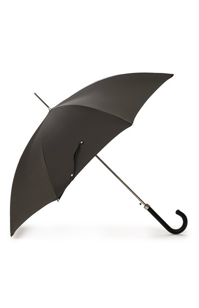 Зонт-трость PASOTTI OMBRELLI темно-зеленого цвета по цене 12750 руб., арт. 20N/RAS0 6278/5/PELLE, фото 2 Зонт-трость PASOTTI OMBRELLI, арт. 20N/RAS0 6278/5/PELLE, фото 2