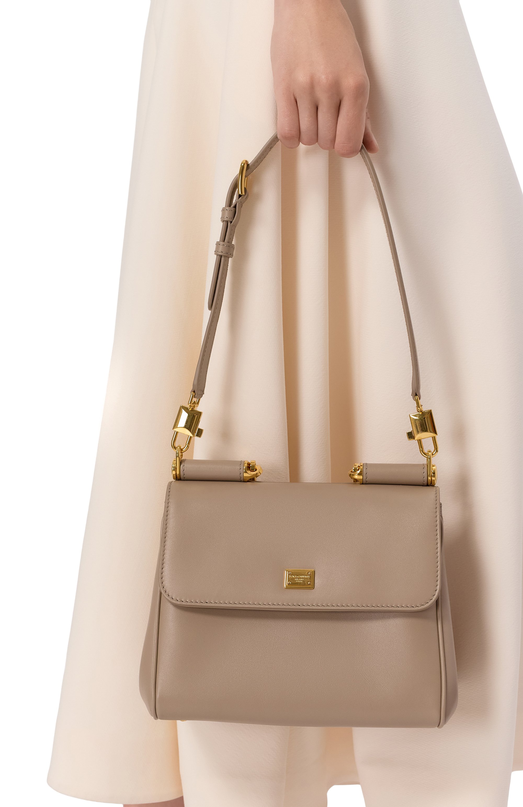Сумка my sicily DOLCE & GABBANA бежевого цвета по цене 299500 руб., арт. BB7781/B7321, фото 2 Сумка my sicily DOLCE & GABBANA, арт. BB7781/B7321, фото 2