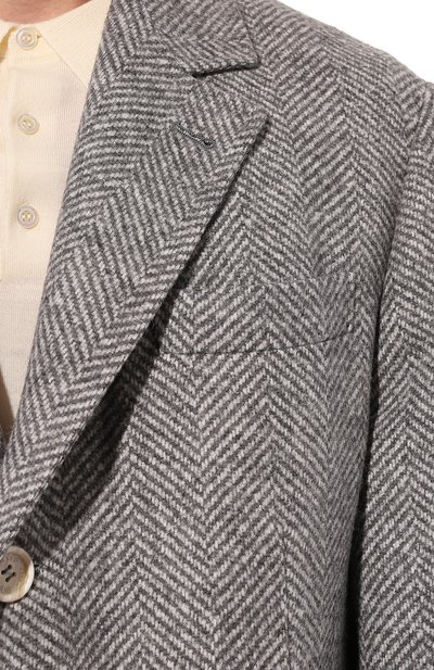 Шерстяное пальто BRUNELLO CUCINELLI, арт. MQ4749039, фото 5