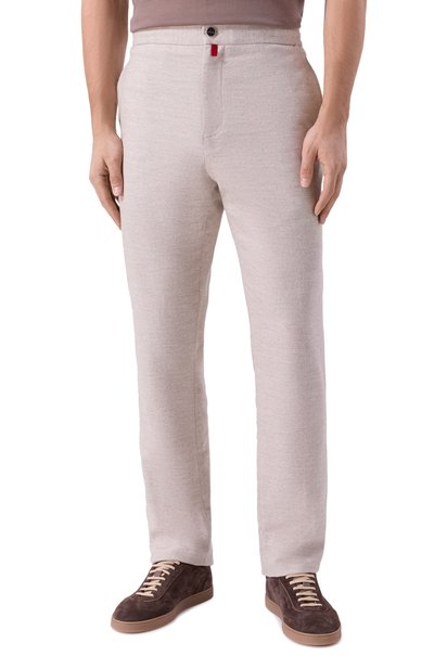 Брюки из хлопка и шерсти KITON, арт. UPLACRK0131H03, фото 3