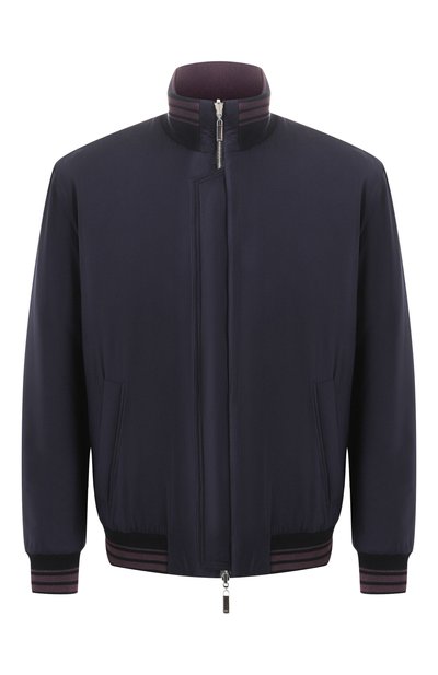 Мужской двусторонний шелковый бомбер ZILLI, арт. B0MR02M060077001A/62