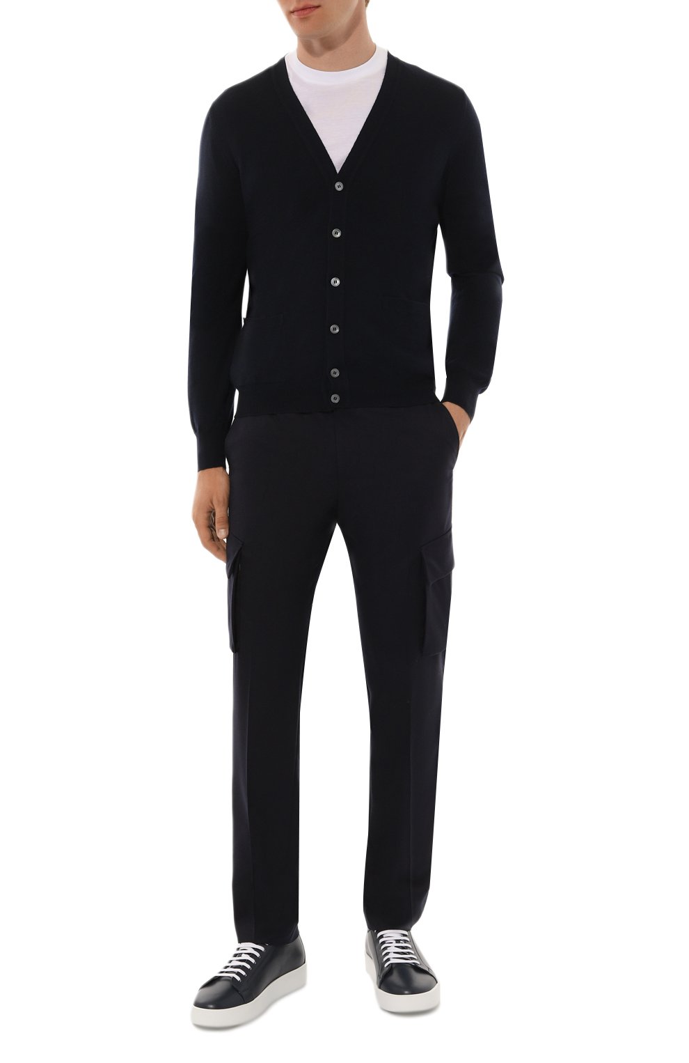 Шерстяные брюки-карго CORNELIANI, арт. 944L02-9418111, фото 2