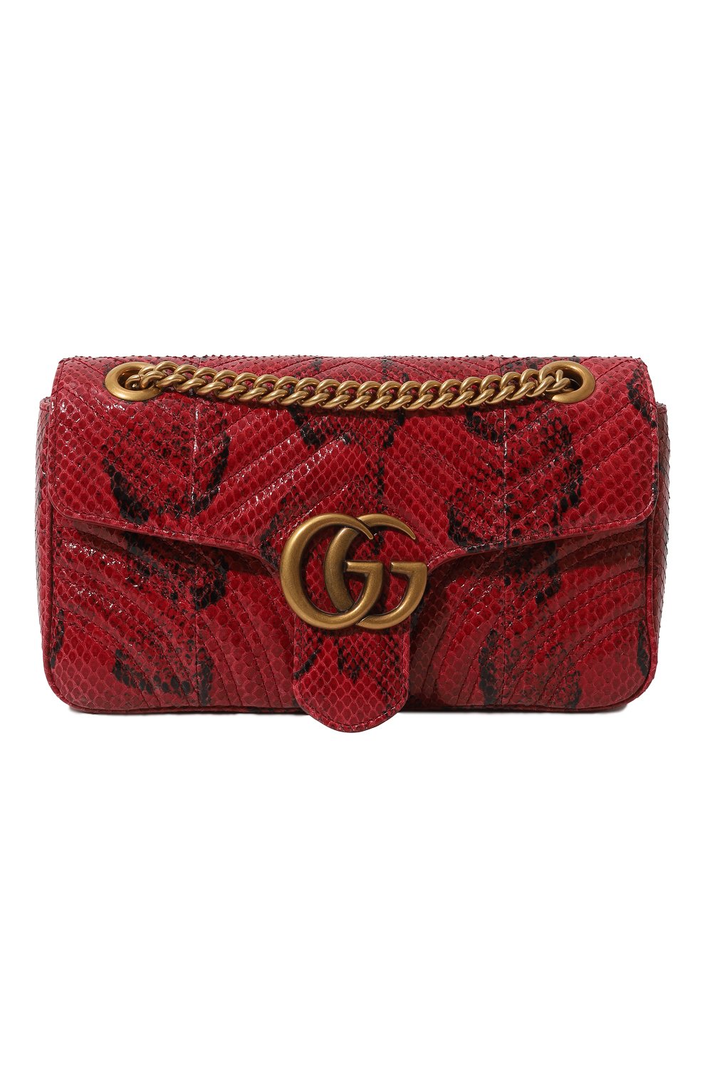 Сумка gg marmont small из кожи питона GUCCI, арт. 443497 LU3NT, фото 1