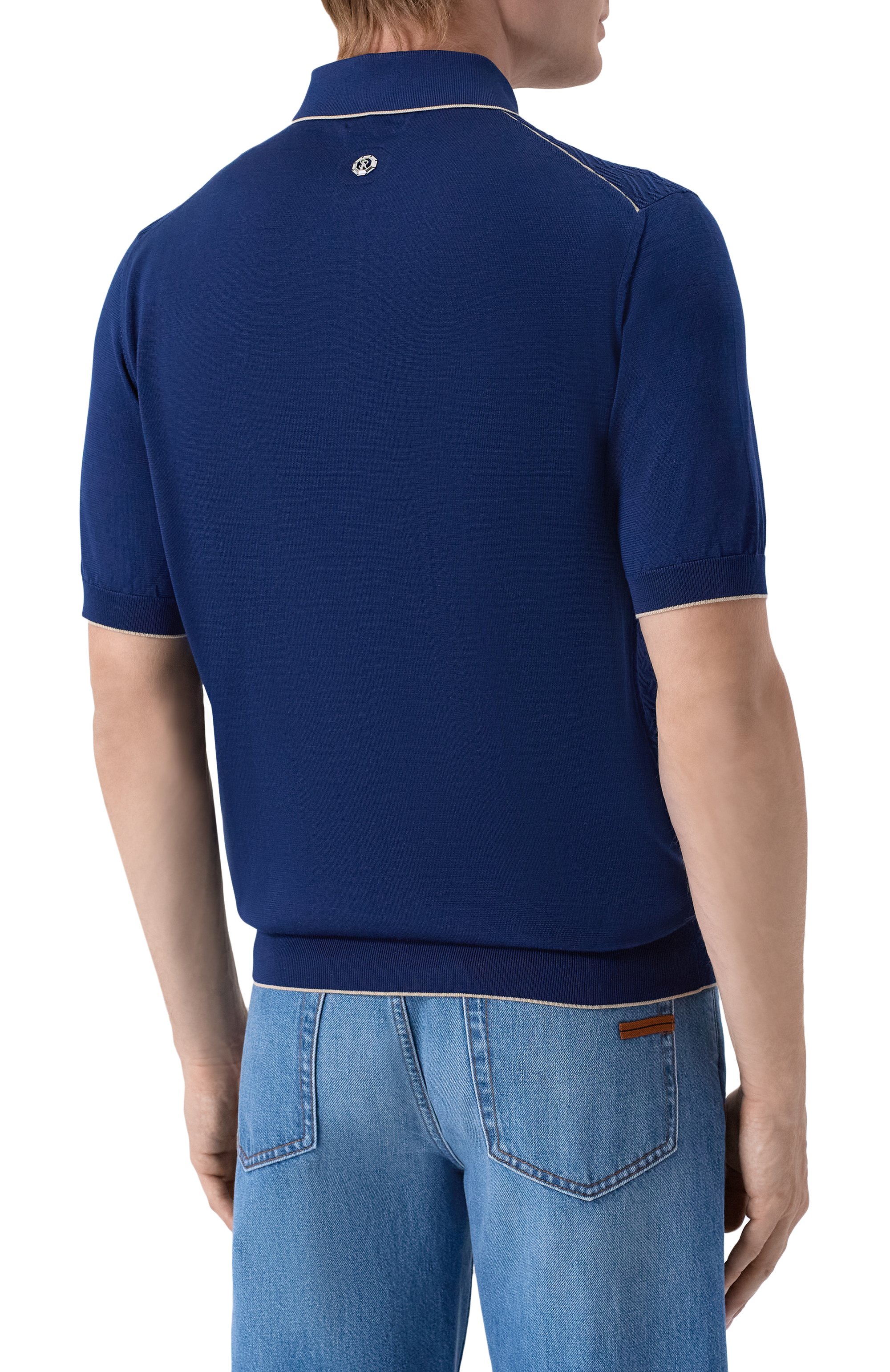 Шелковое поло STEFANO RICCI, арт. K616452P31/F26117, фото 4