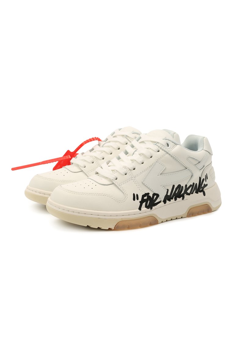 Женские кожаные кеды out of office OFF-WHITE белого цвета, арт. 0WIA259R21LEA0020110 | Фото 1 (Подошва: Платформа; Материал внутренний: Текстиль; Материал утеплителя: Без утеплителя; Стили: Гранж, Кэжуэл; Материал сплава: Проставлено; Региональные ограничения белый список (Axapta Mercury): Не проставлено; Драгоценные камни: Проставлено; Материал внешний: Натуральная кожа)