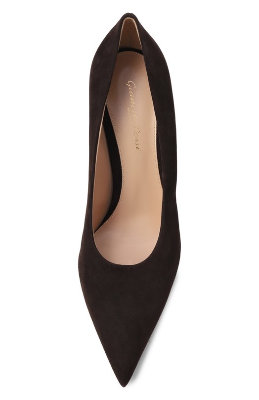 Замшевые туфли Gianvito 85 Gianvito Rossi G22277.85RIC.CAMM0KA Коричневый  G22277.85RIC.CAMM0KA Фото 6