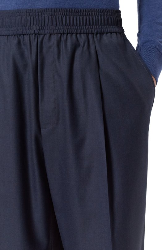 Шерстяные брюки Zilli CPPT07M020740123U Синий  CPPT07M020740123U Фото 5