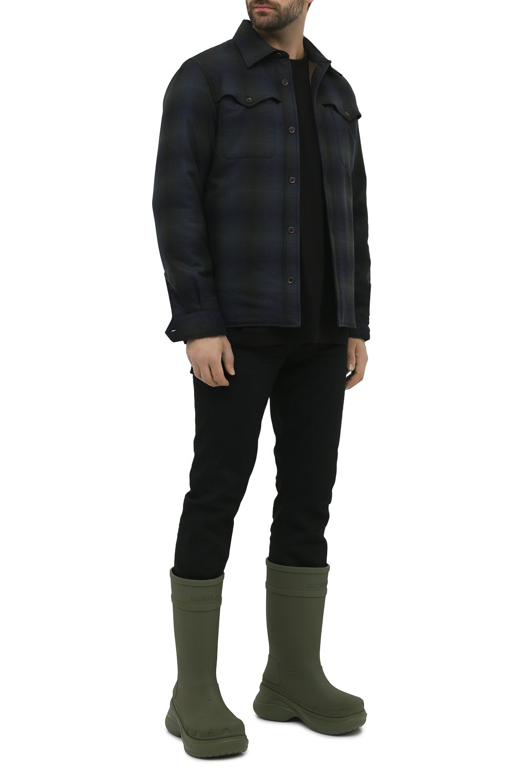 Резиновые сапоги balenciaga x crocs BALENCIAGA, арт. 677384/W1S8E, фото 2