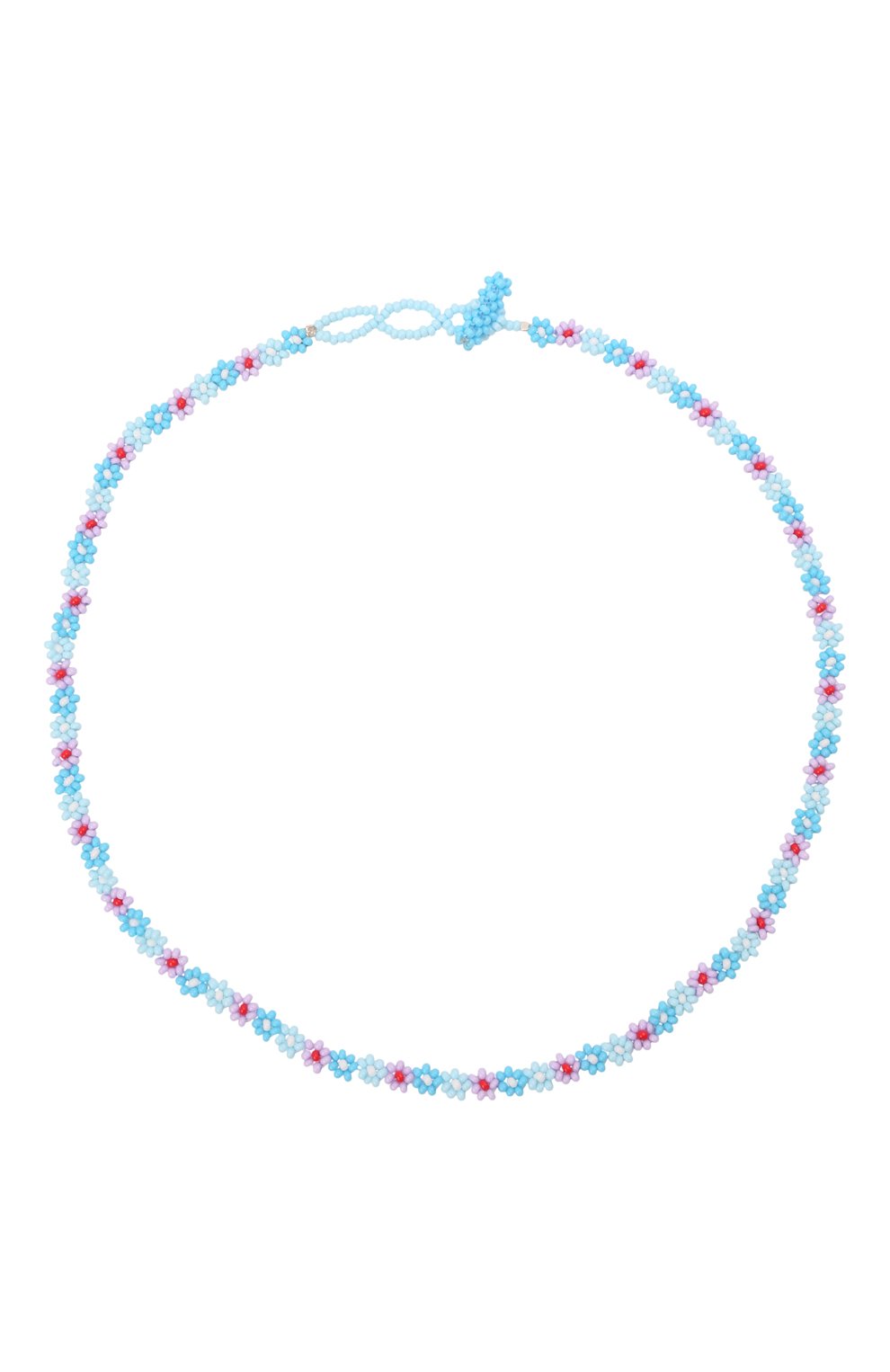 Колье ромашка мини HIAYNDERFYT светло-голубого цвета по цене 3680 руб., арт. 1-5SMFLWRLB, фото 1 Колье ромашка мини HIAYNDERFYT, арт. 1-5SMFLWRLB, фото 1