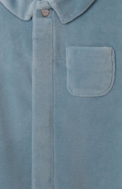 Хлопковый комбинезон JACADI голубого цвета по цене 7390 руб., арт. 2043070, фото 3 Хлопковый комбинезон JACADI, арт. 2043070, фото 3