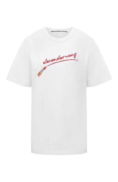 Женская хлопковая футболка ALEXANDER WANG, арт. UCC4211467
