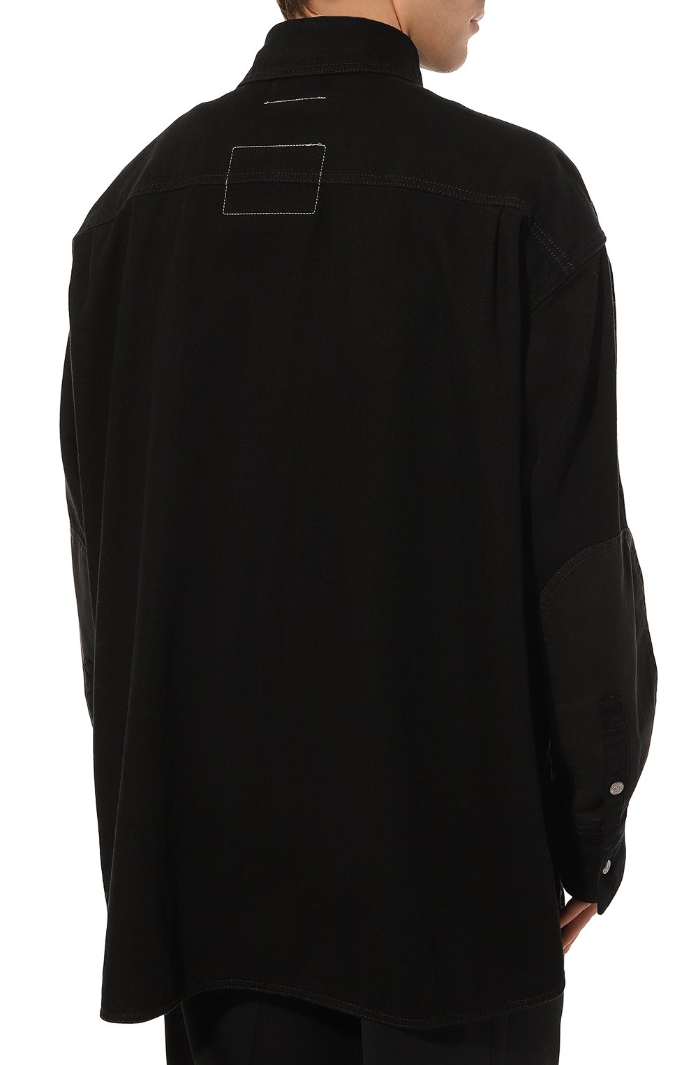 Хлопковая рубашка MM6, арт. S52DL0225/S30845, фото 4