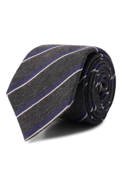 Мужской галстук из шерсти и шелка KITON, арт. UCRVKPC03M28