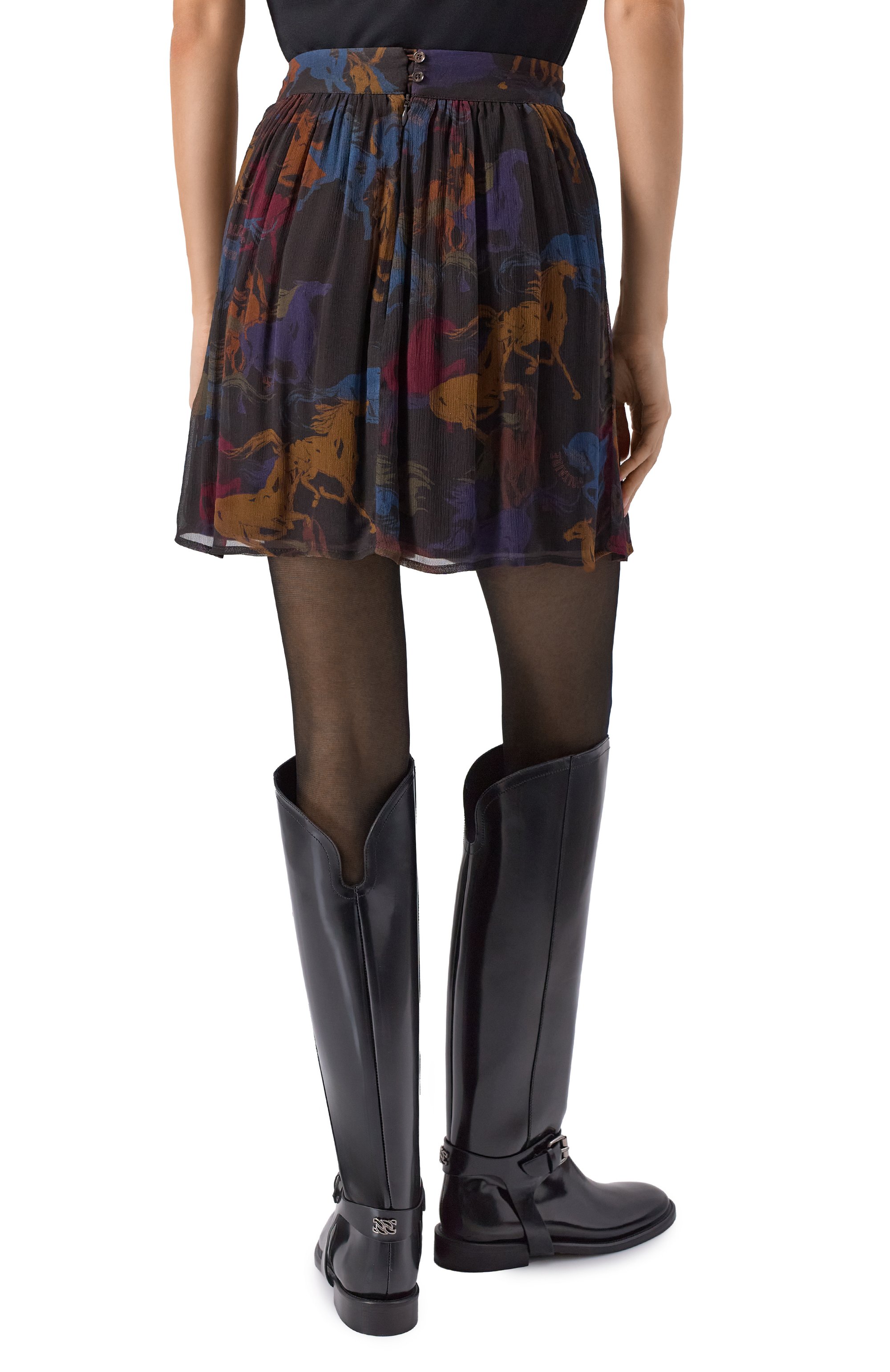 Юбка из вискозы ZADIG AND VOLTAIRE, арт. WWSK01623, фото 4