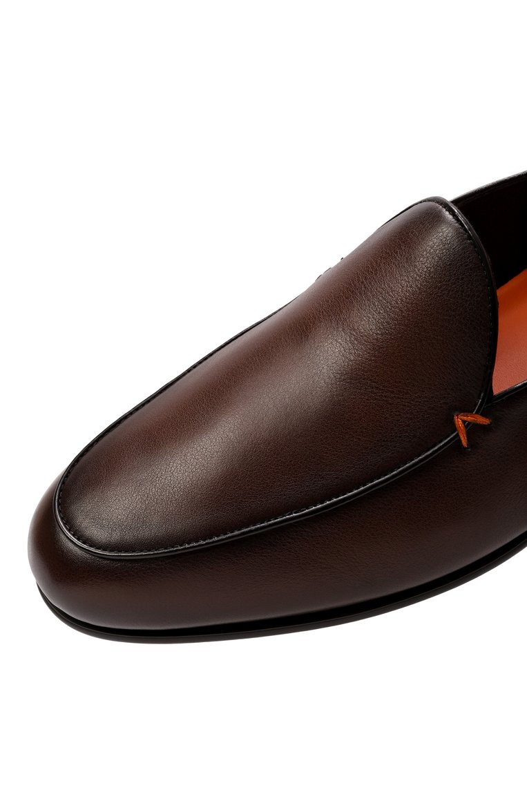 Кожаные лоферы vibe SANTONI, арт. MGEG19088SM0MMEM, фото 1