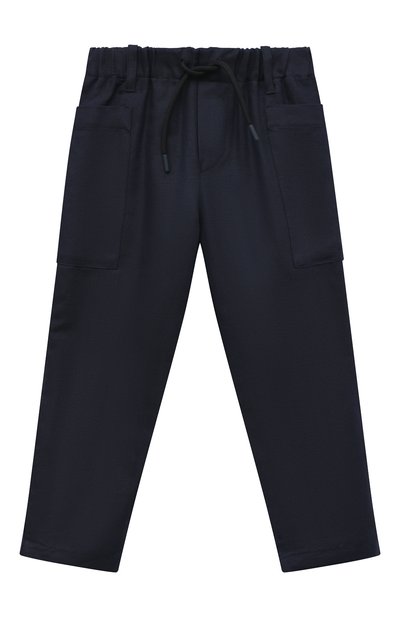 Брюки изо льна и хлопка EMPORIO ARMANI, арт. 3R4PJ5/4N7RZ, фото 1