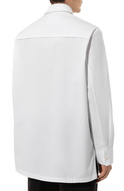 Хлопковая рубашка JIL SANDER, арт. J21DL0185/J45002, фото 4